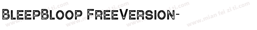 BleepBloop FreeVersion字体转换